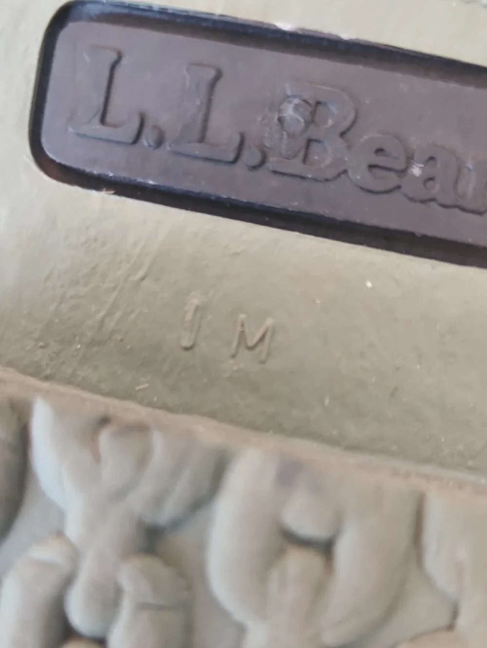L.L. Bean Olive Green Black Brown Leather Rubber Duck Boots Lined 11M Fishing